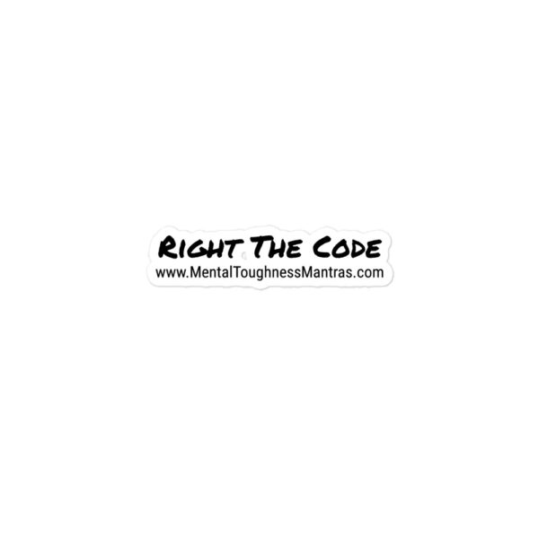 Right the Code - Bubble-free Stickers