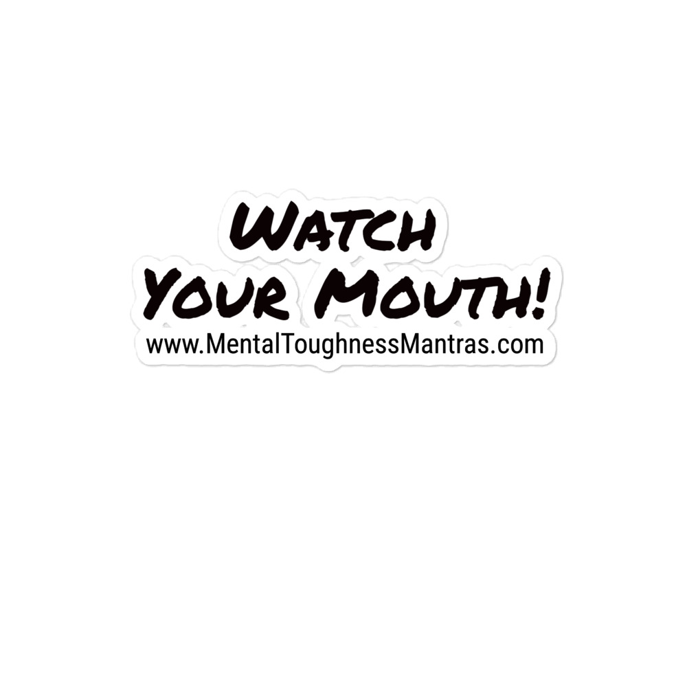 Watch Your Mouth! - Bubble-free Stickers - Image 2