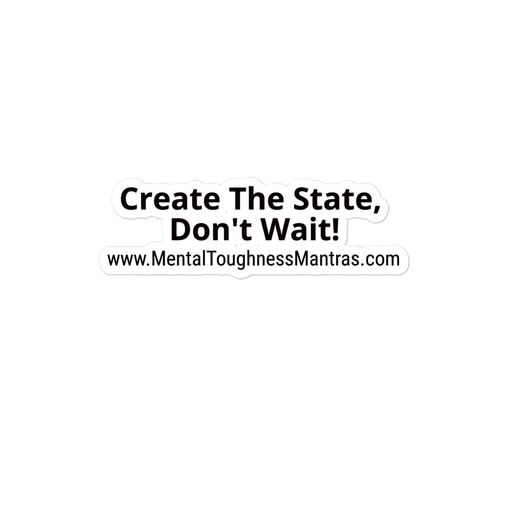 Create The State, Don't Wait! - Bubble-free Stickers - Image 2
