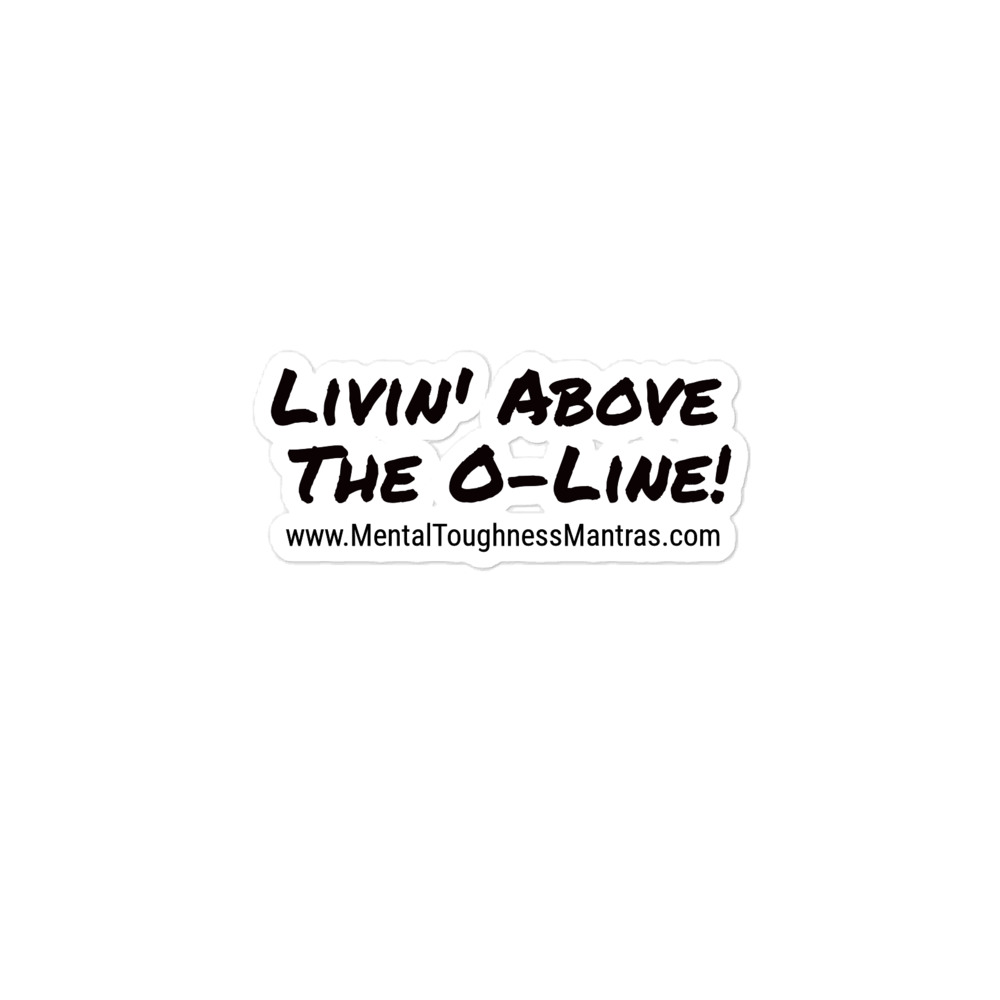Livin' Above The O-Line! - Bubble-free stickers - Image 2