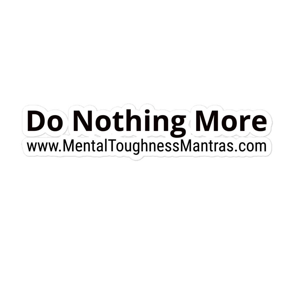 Do nothing more(Same Line) - Bubble-free Stickers - Image 3