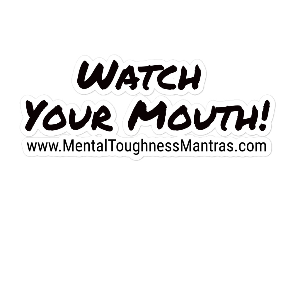 Watch Your Mouth! - Bubble-free Stickers - Image 3