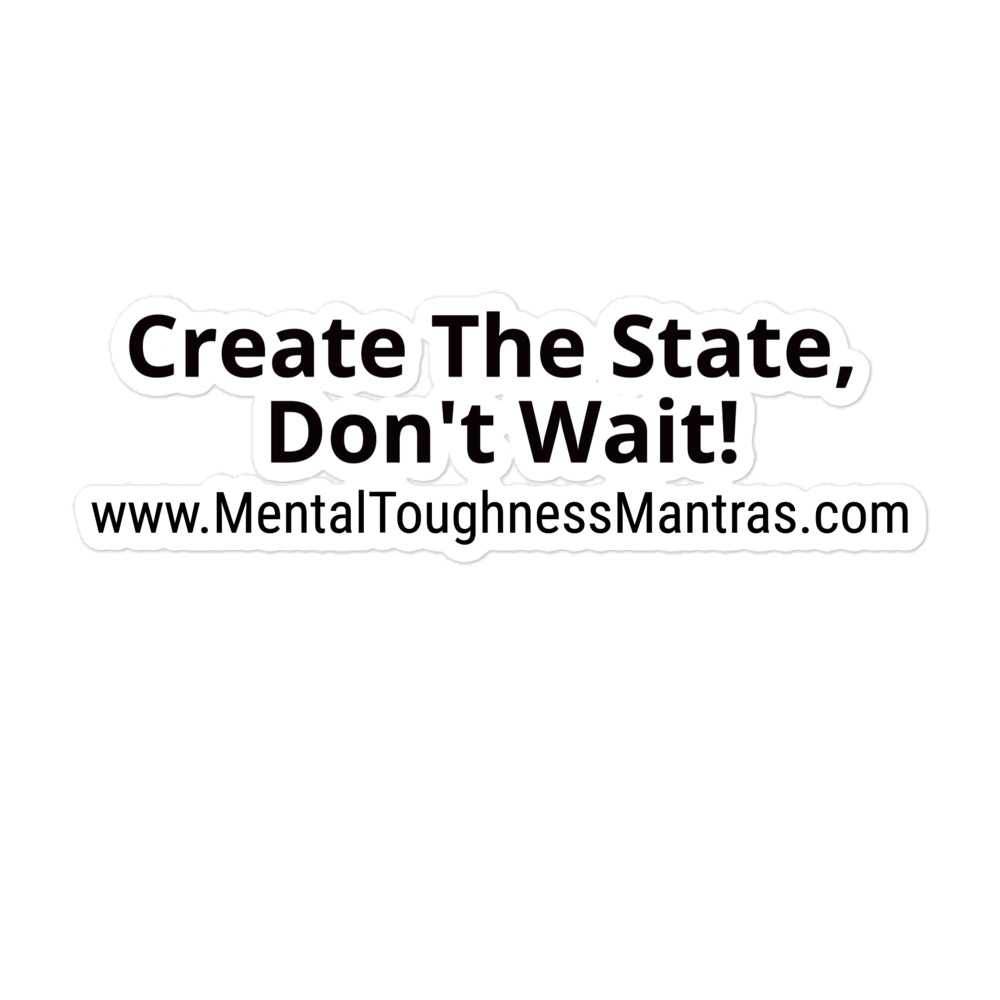 Create The State, Don't Wait! - Bubble-free Stickers - Image 3