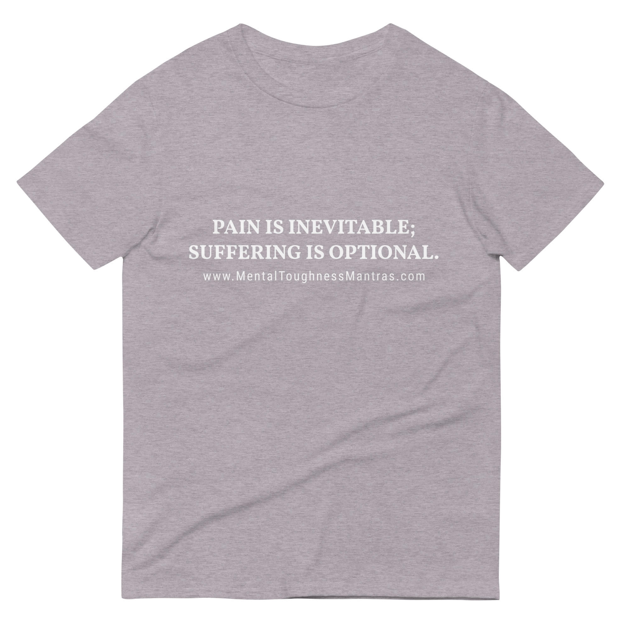 Pain is inevitable; suffering is optional - Unisex T-shirt - Image 5