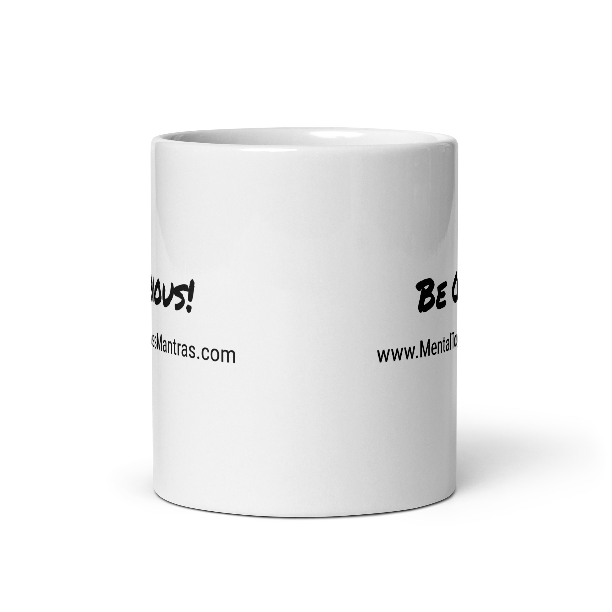Be Curious! - White Glossy Mug - Image 4