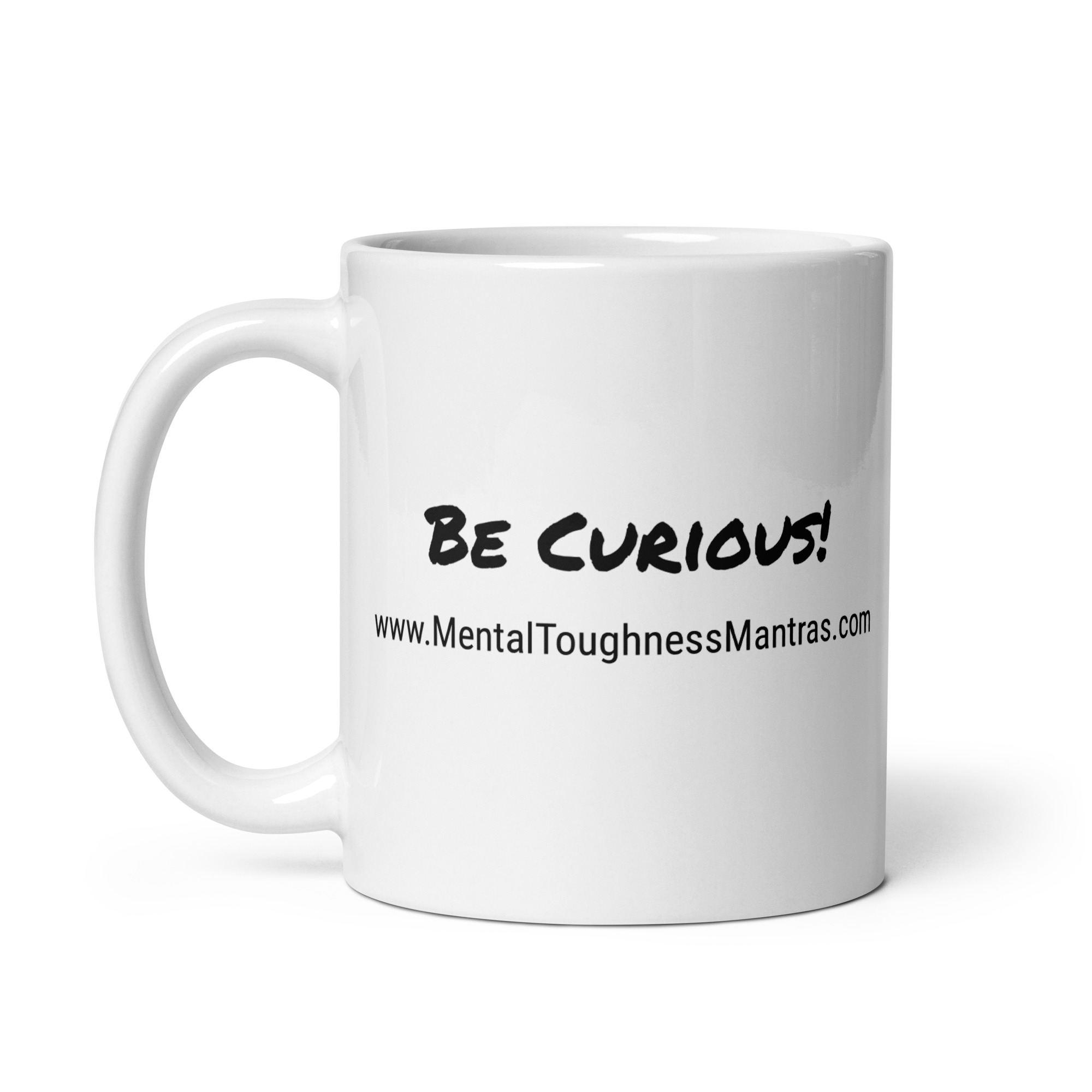 Be Curious! - White Glossy Mug - Image 3