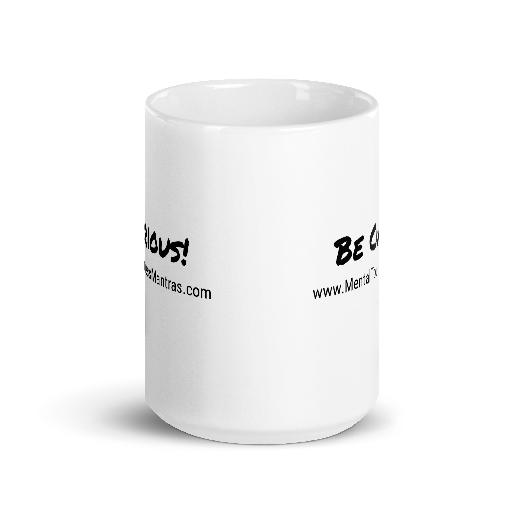 Be Curious! - White Glossy Mug - Image 6