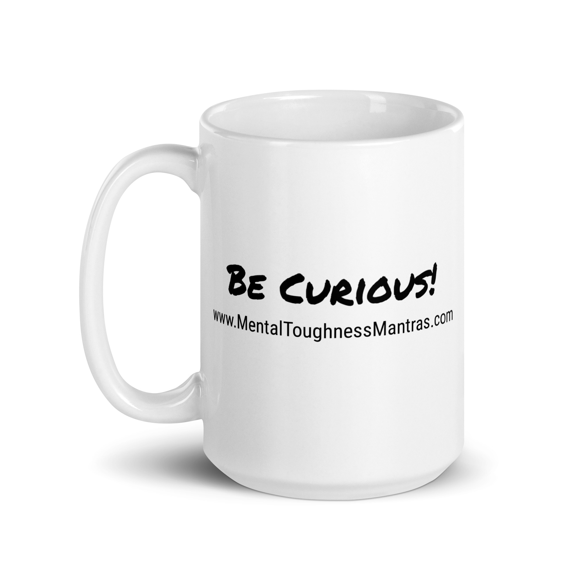 Be Curious! - White Glossy Mug - Image 5
