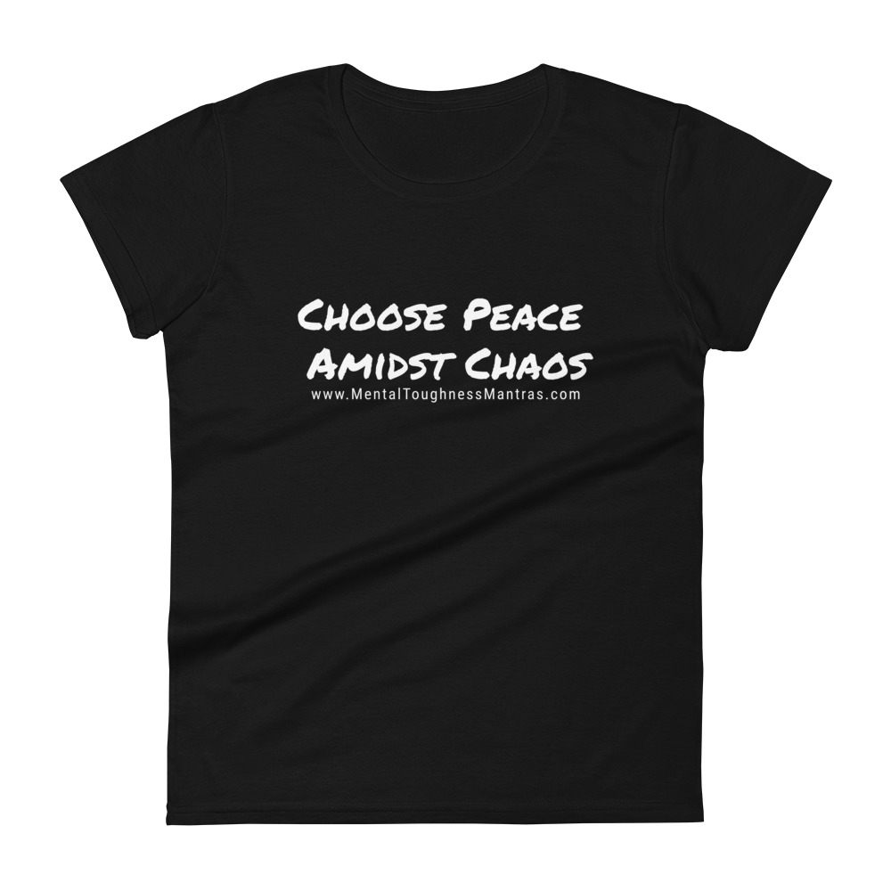 Choose Peace Amidst Chaos - Women's T-shirt - Image 2
