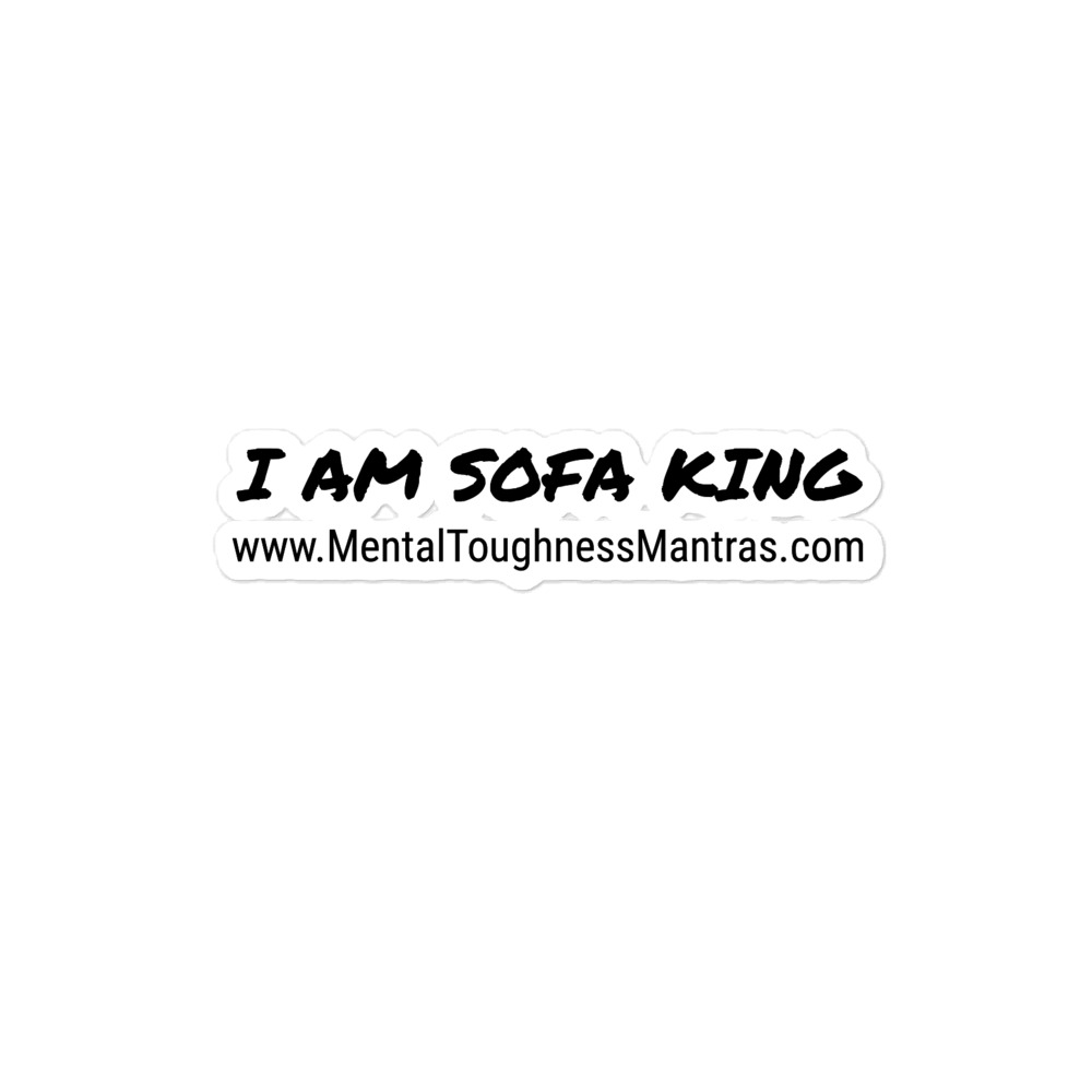 I AM SOFA KING - Bubble-free stickers - Image 2