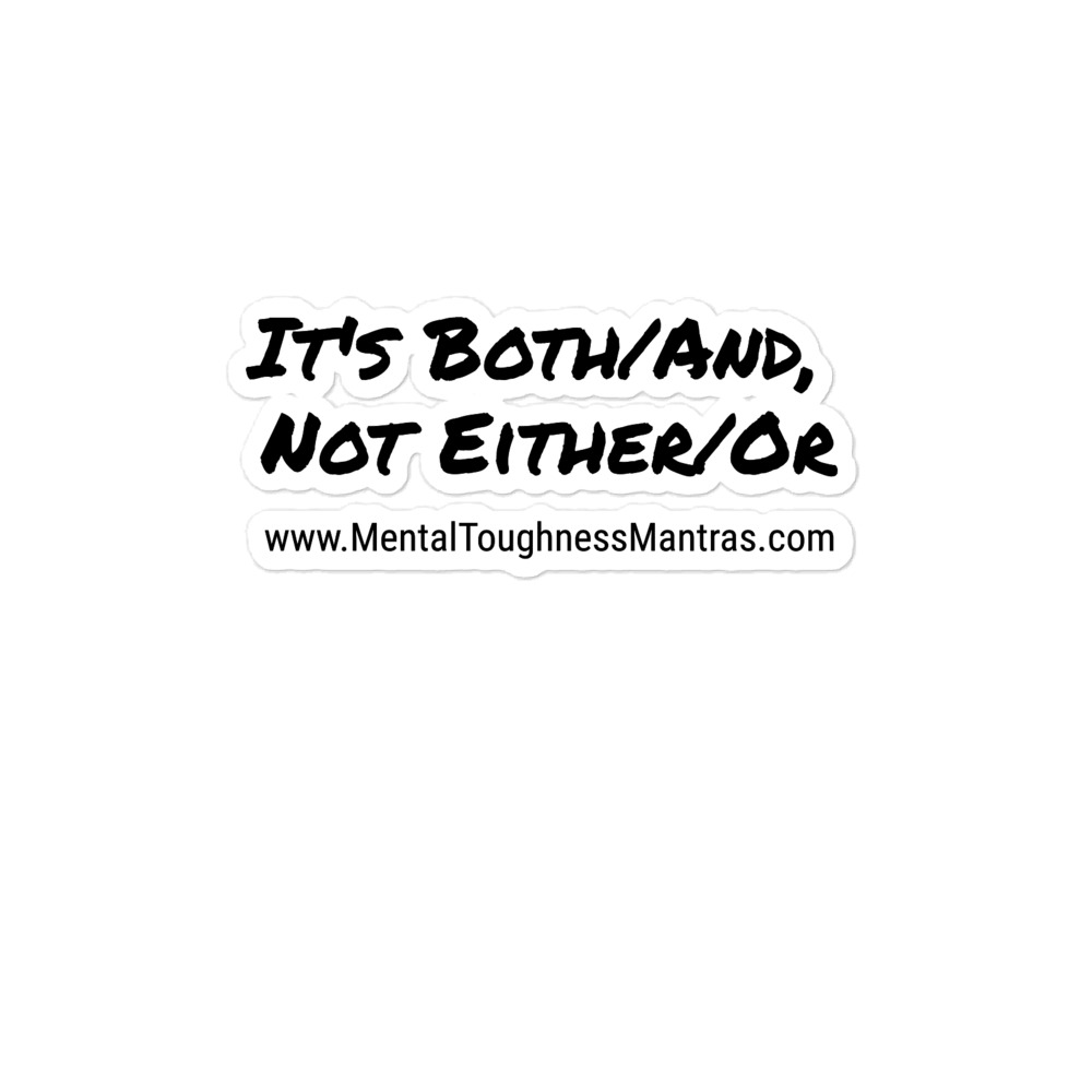 It's Both/And, Not Either/Or - Bubble-Free stickers - Image 2