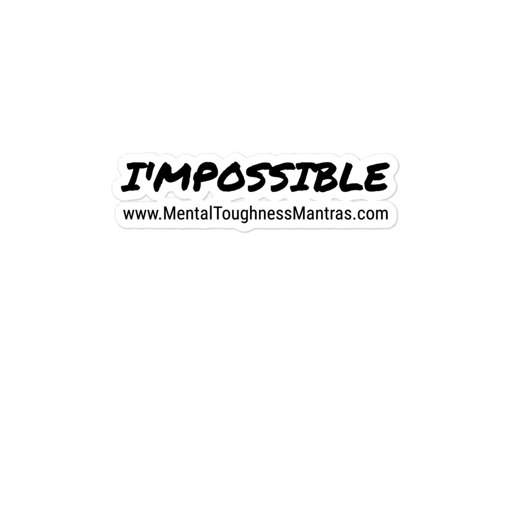 I'MPOSSIBLE. - Bubble-Free stickers - Image 2