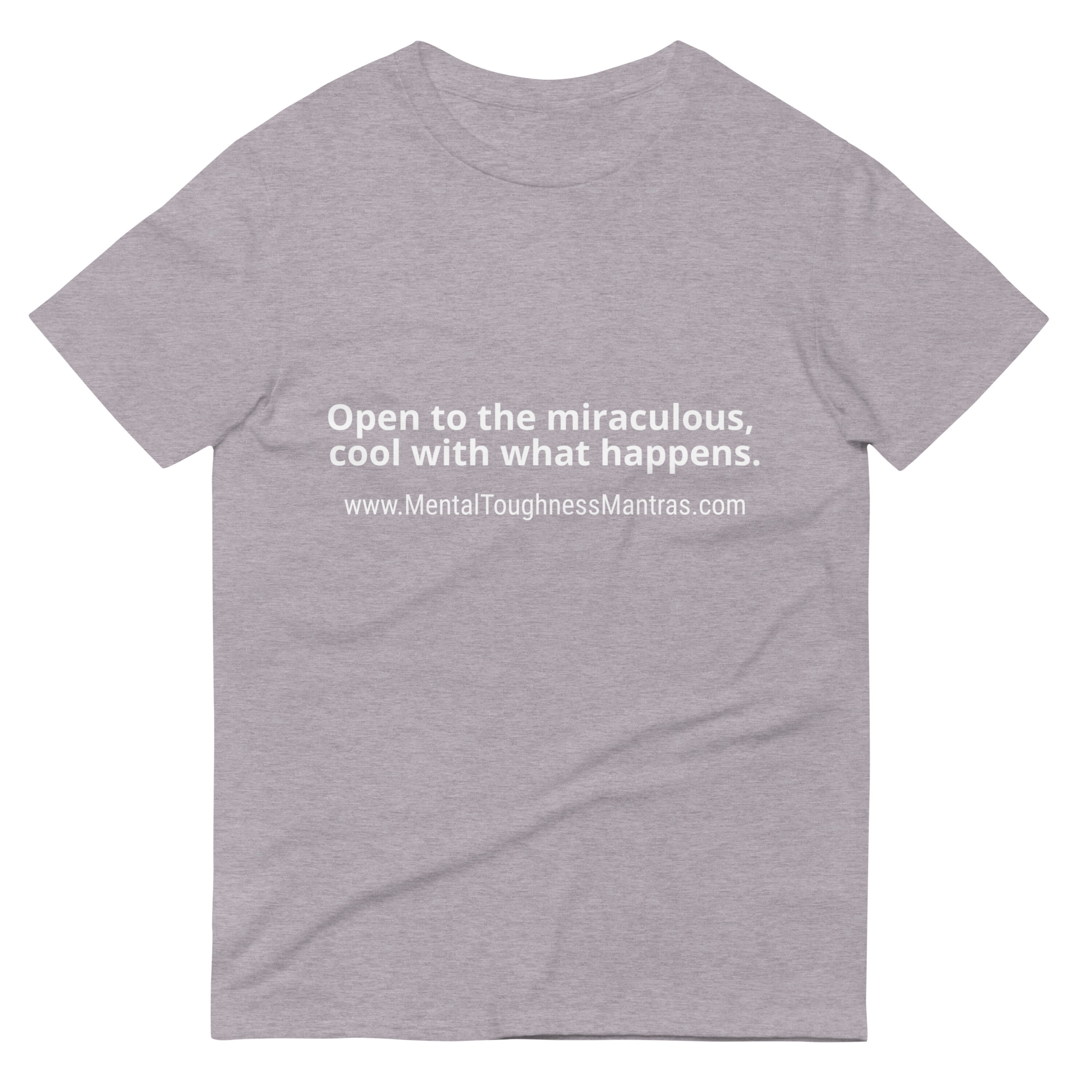 Open to the miraculous, cool with what happens. - Unisex T-shirt - Image 5